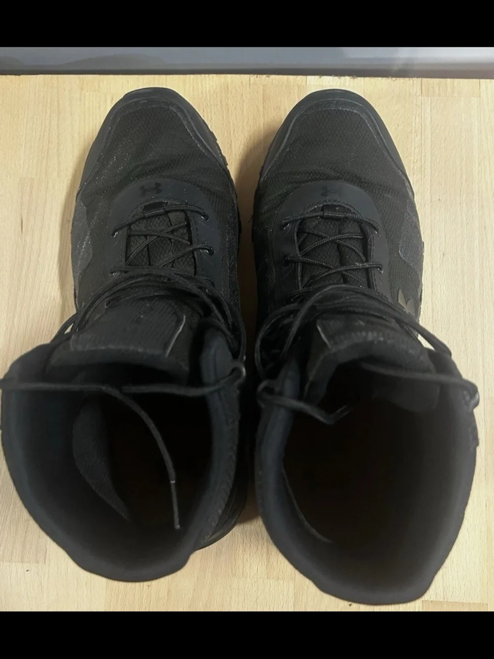 Under Armour Men's All-Black Tactical Lace-Up Boots